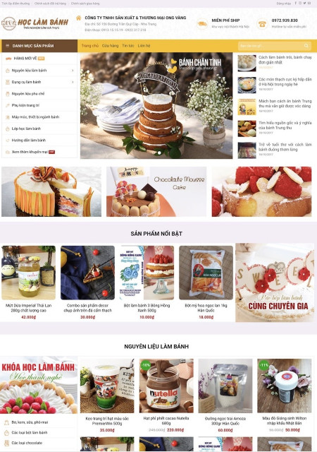 Tiệm bán bánh 01 do Nga Linh thiết kế