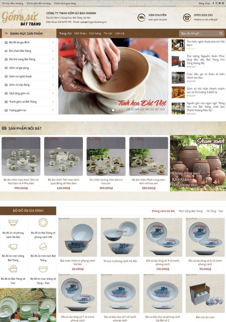 Gốm sứ Bát Tràng 01 Gốm sứ Bát Tràng 01 do Nga Linh thiết kế