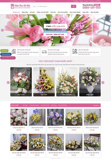 Hoa tươi Hà Nội 01 Hoa tươi Hà Nội 01 do Nga Linh thiết kế