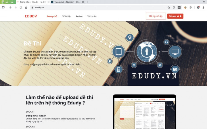 Edudy Edu Dự án web Landtour Côn Đảo do Nga Linh tư vấn và thiết kế